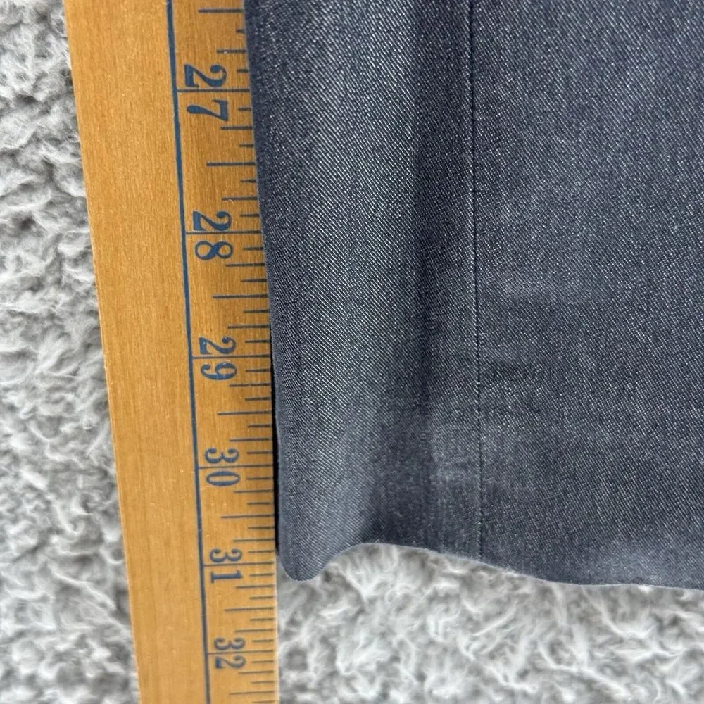 EXPRESS Design Studio Editor‎ Charcoal Gray Dress Pants Slacks Wide Leg Size 4